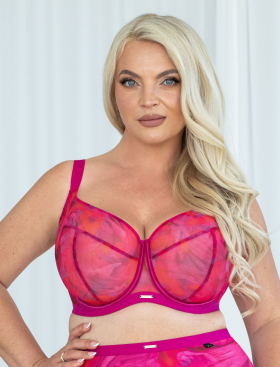 Бюстгальтер фулл-кап Kris Line Rosabella Softfullcup ярко-розовый