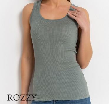 Майка шерстяная Madiva Otti Tank Top оливковый (235)