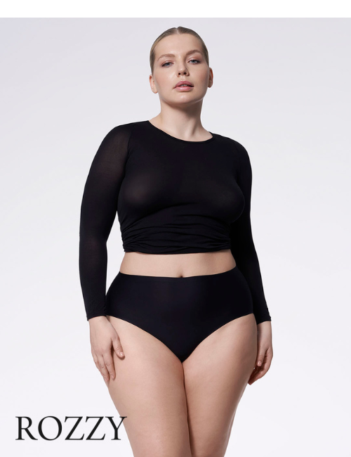 Трусы классика one-size Julimex Flexi-One Maxi Plus Size черный