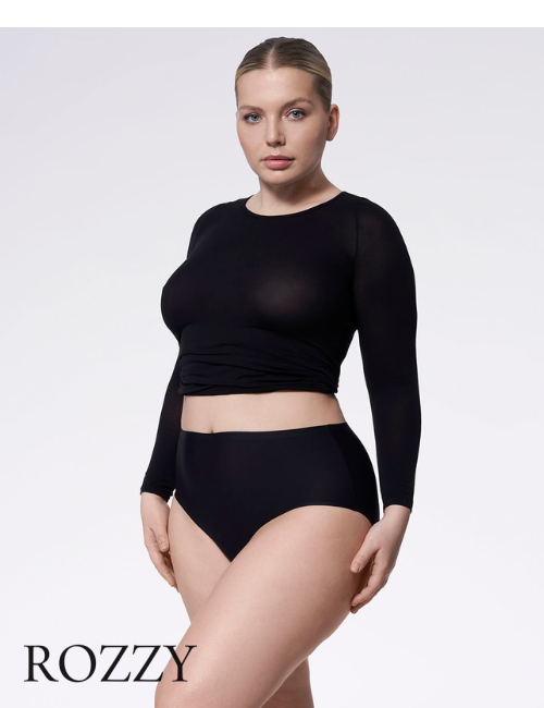 Трусы классика one-size Julimex Flexi-One Maxi Plus Size черный