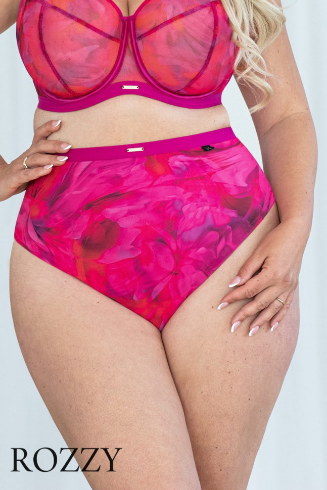 Трусы шорты-стринги Kris Line Rosabella ярко-розовый
