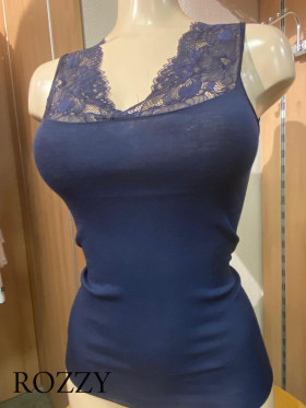 Майка шерстяная Nina Von C Wool Silk 29390387 синий