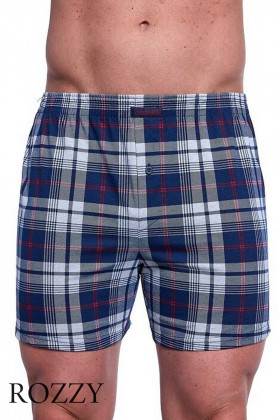 Трусы боксеры мужские Cornette 002/008-19 темно-синий/светло-серый