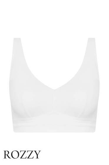 Бюстгальтер без косточек хлопковый Naturana Baumwolle 5331 белый К