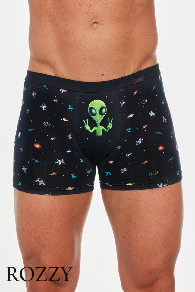 Трусы шорты мужские Cornette 280-6 темно-синий/салатовый