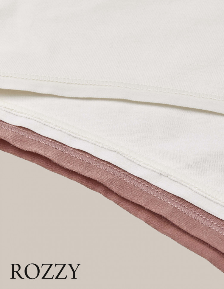 Трусы макси хлопковые Esotiq Pinky 42146 терракотовый/экрю (уп.2шт.)