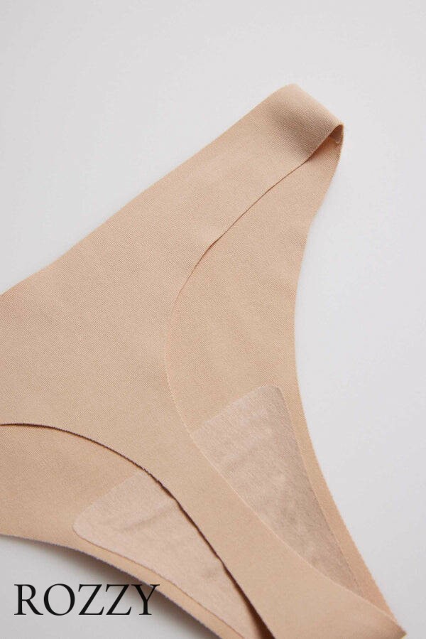 Трусы стринги хлопковые обрезные Ysabel Mora 19663 телесный