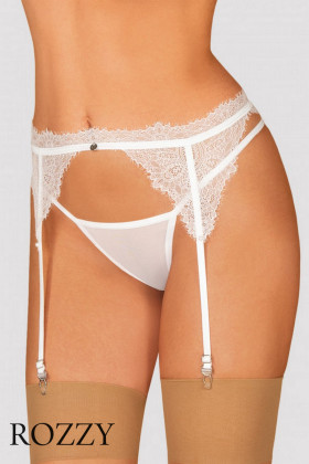 Пояс для чулок Obsessive Bianelle Garter belt белый