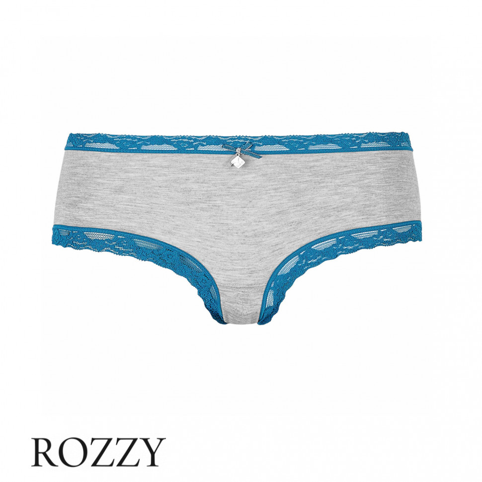 Трусы шорты Like It 6016137 серый/синий (deep aqua)