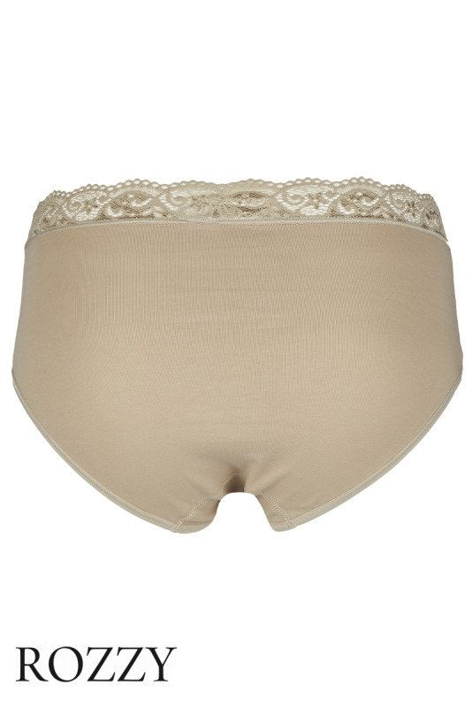 Трусы классика хлопковые Nina Von C Slipboutique 4070374 бежевый