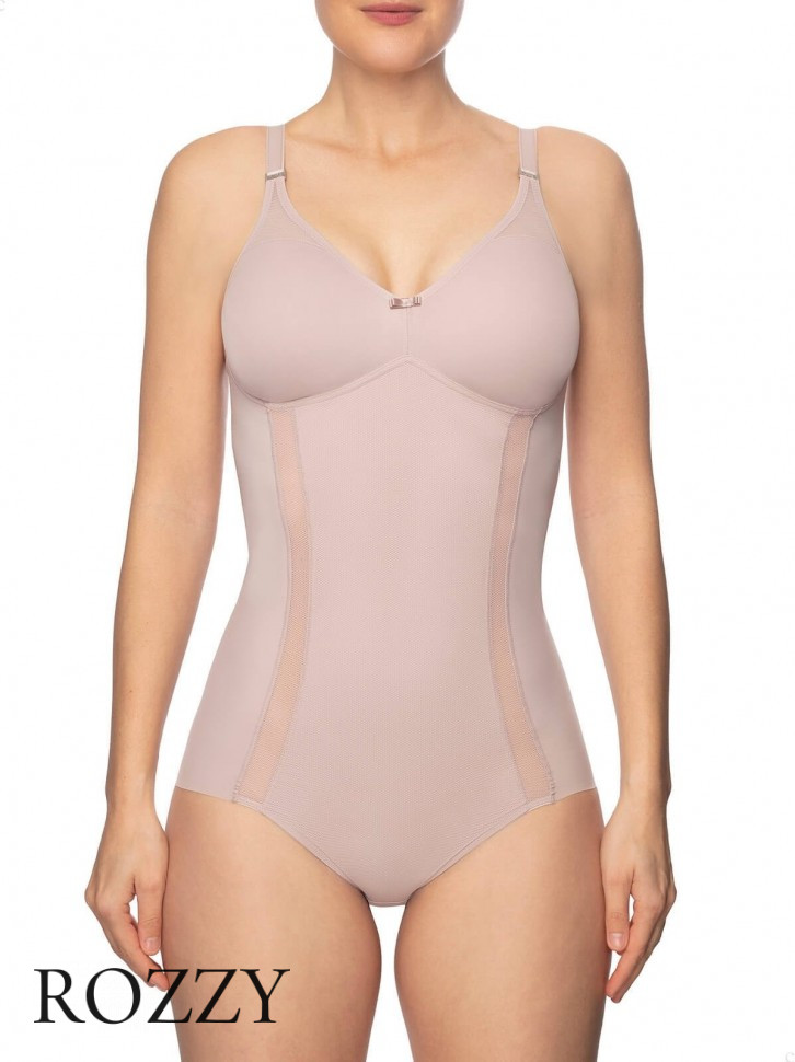 Боди корректирующее без косточек Felina Divine Vision 250222 серо-коричневый Ф