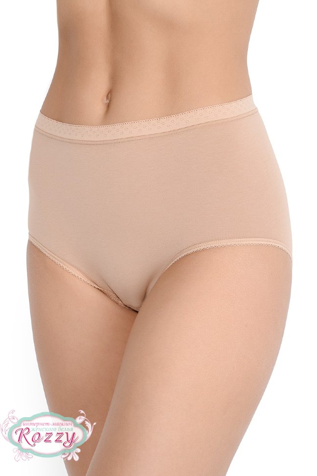 Трусы макси хлопковые Janira 31643 (уп.2шт.) белый, ванильный, песочный, черный 