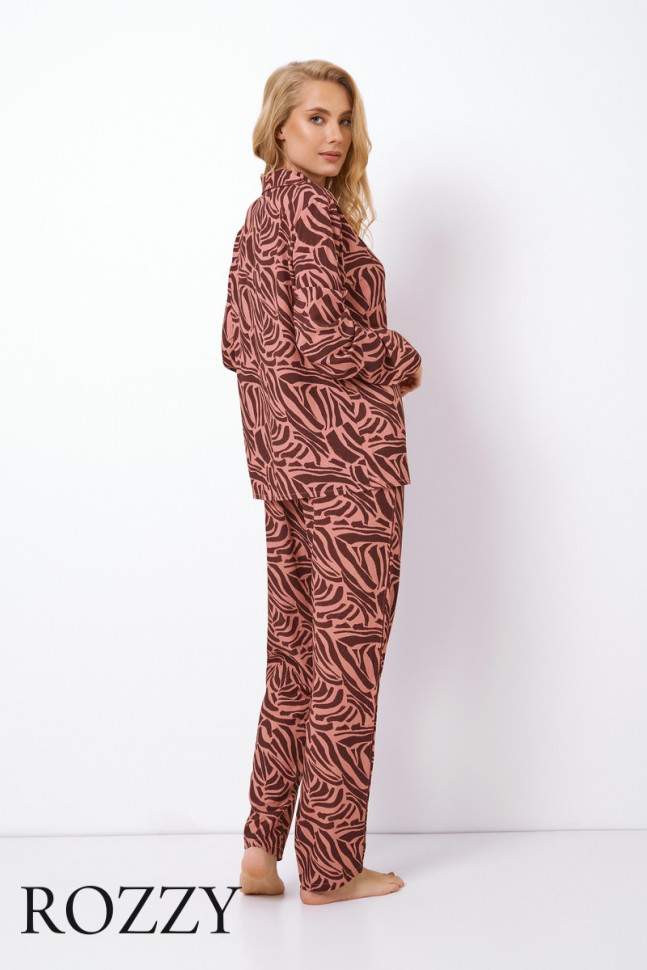 Пижама вискозная Aruelle Rosabel коричневая роза