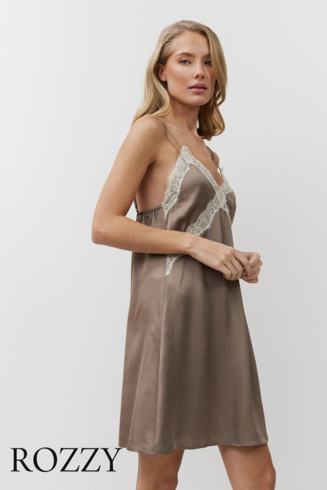 Сорочка вискозная Aruelle Mila капучино