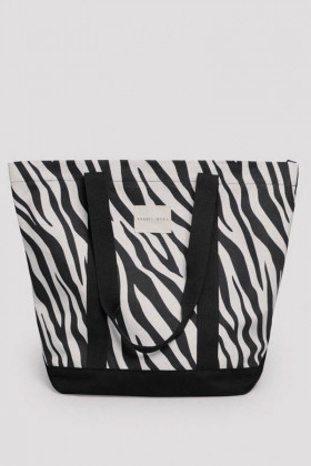 Сумка пляжная Ysabel Mora 86203 черный/белый
