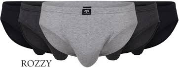 Трусы слипы мужские хлопковые Ceceba 001818/M-XXL серый меланж (уп.5шт.)