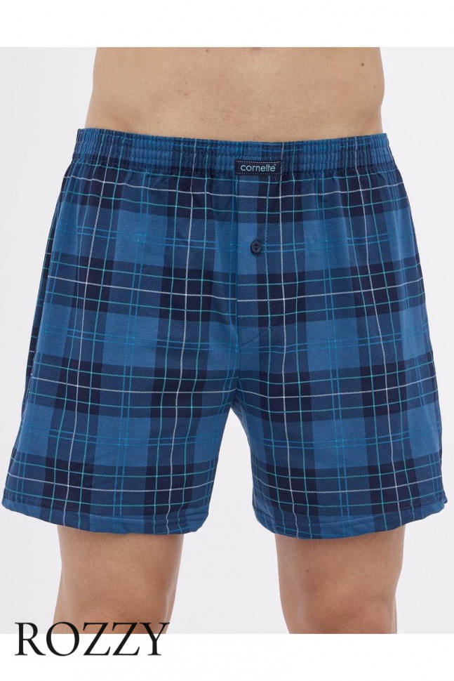 Трусы боксеры мужские Cornette 002/008-19 индиго