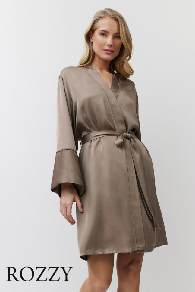 Халат вискозный Aruelle Mila капучино