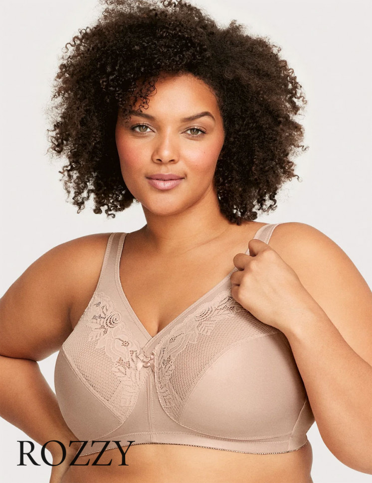 Бюстгальтер минимайзер без косточек Glamorise GI1003 кофе