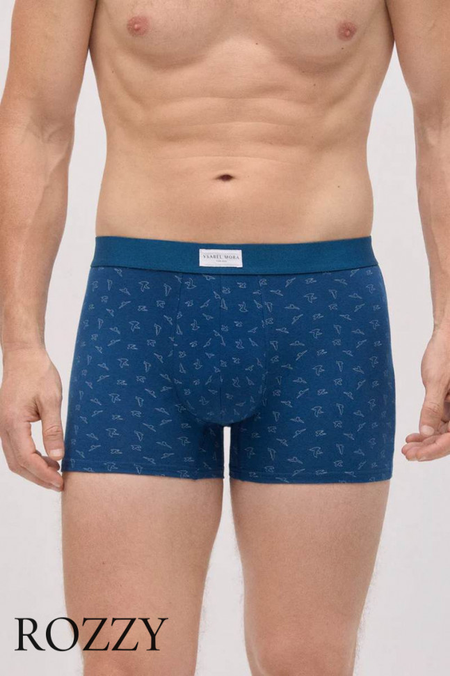 Трусы шорты мужские Ysabel Mora 20422 синий/серый (уп.2шт.)