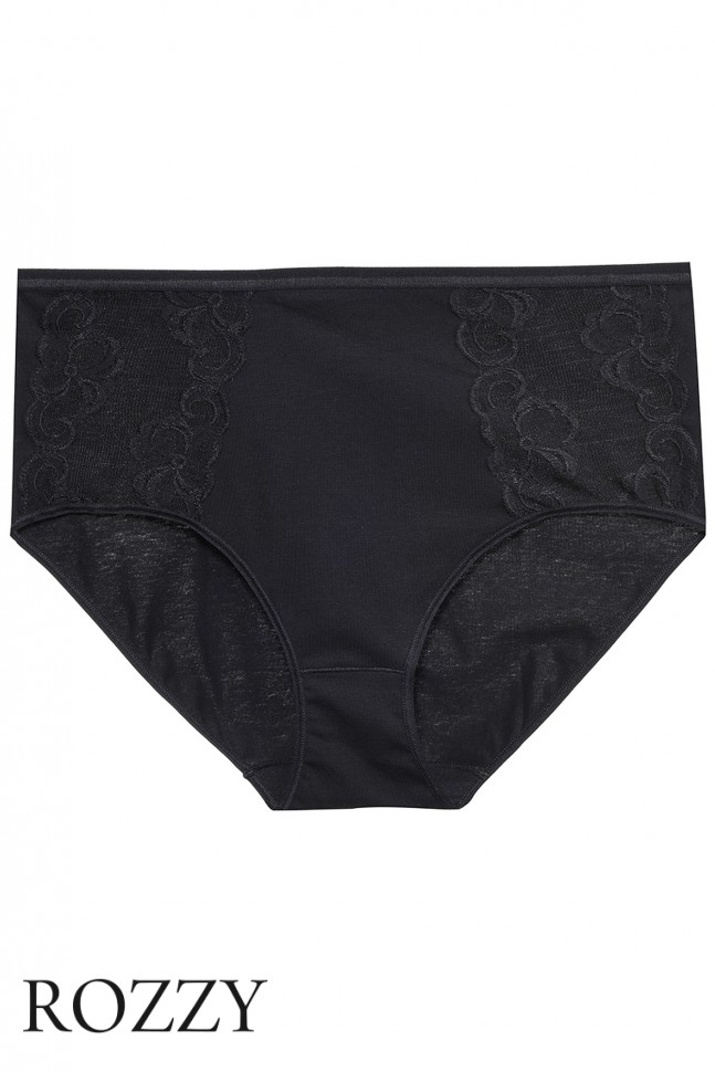 Трусы макси хлопковые Nina Von C Slipboutique 40160880 черный