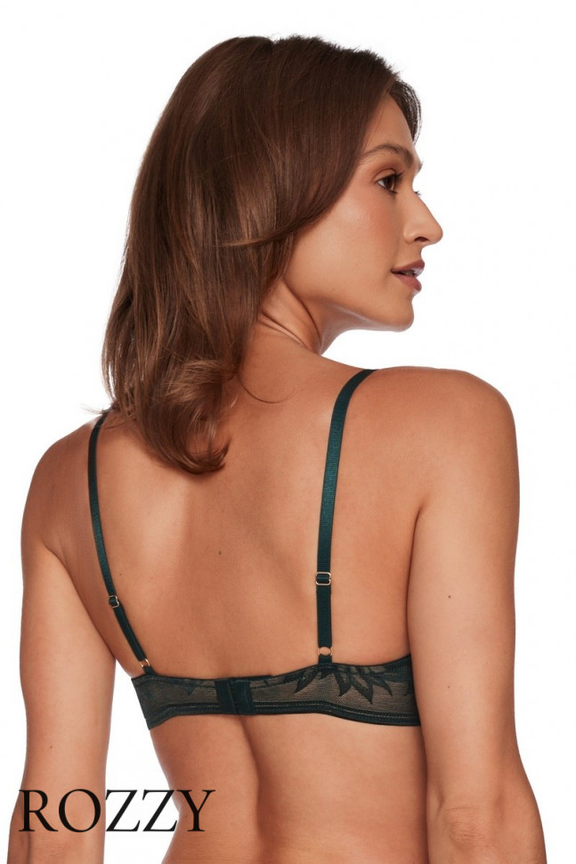 Бюстгальтер планж пуш-ап Esotiq Toshi/79X 40002 изумрудный