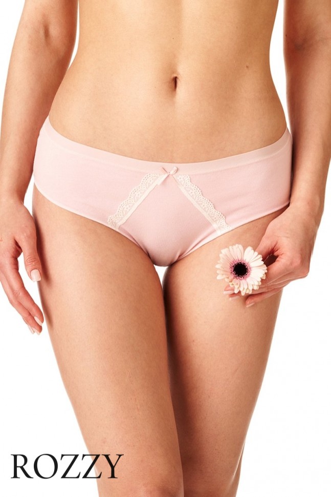 Трусы хипстеры хлопковые Key LPN 641 B22 светло-розовый/сиреневый (уп.2шт.)