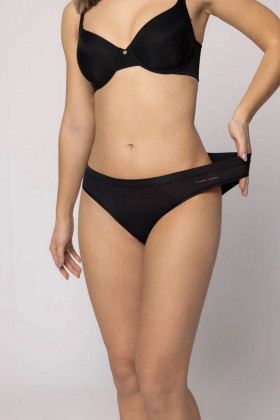 Трусы бикини обрезные one-size Ysabel Mora 19695 черный