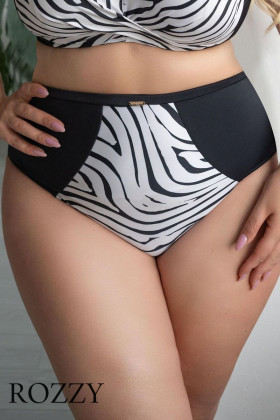 Трусы купальные классика Kris Line Tropea черный/белый