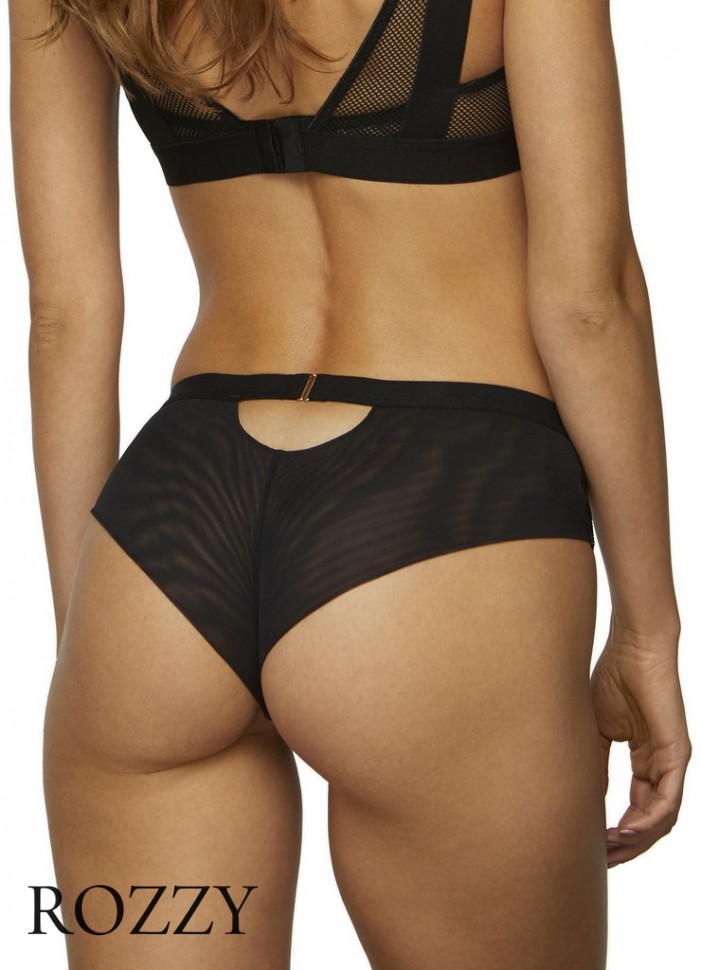 Трусы бразильяна Kinga Lara Black B-748/2 черный