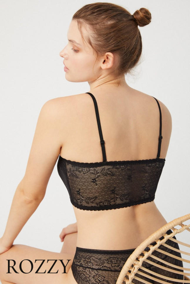 Бюстгальтер бандо Ysabel Mora 10036 черный