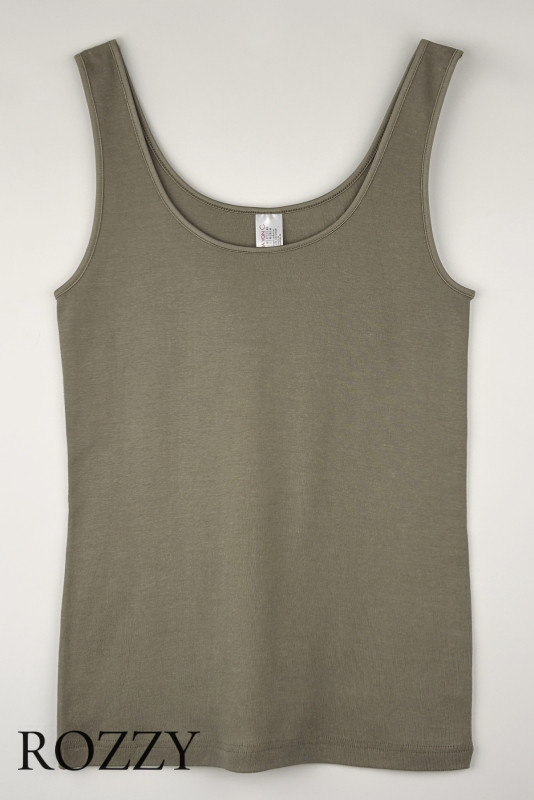 Майка хлопковая Nina Von C Daily 77302114 хаки