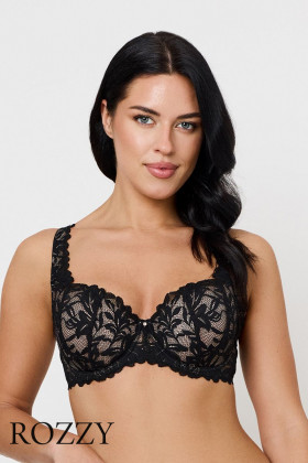 Бюстгальтер балконет Subtille Bella Black New черный