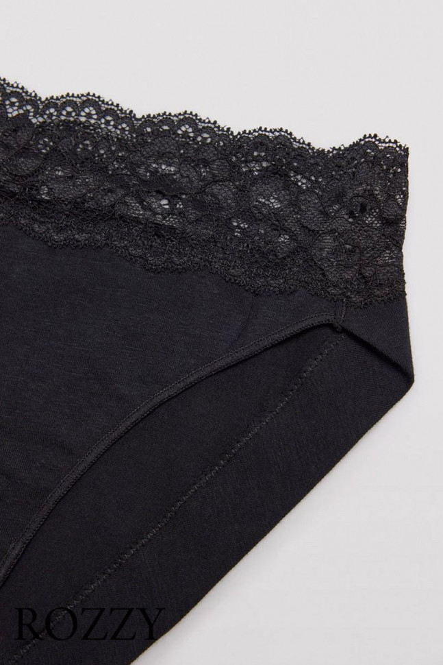 Трусы бикини хлопковые Ysabel Mora 19033 черный