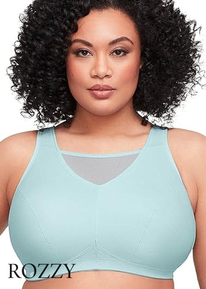 Бюстгальтер спортивный без косточек Glamorise GI1066 бирюзовый