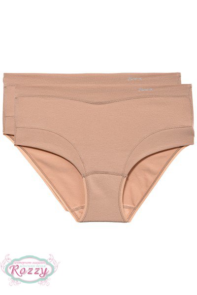 Трусы макси хлопковые Janira 31637 (уп.2шт.) белый, ванильный, песочный, черный