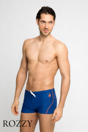 Плавки боксеры мужские Leyeroo 001 синий
