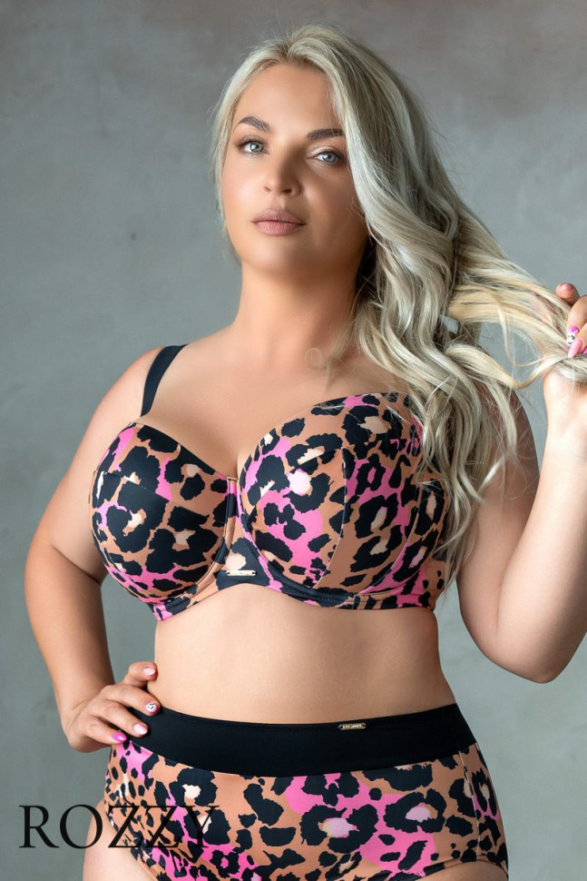 Бюстгальтер купальный Kris Line Kenya леопардовый