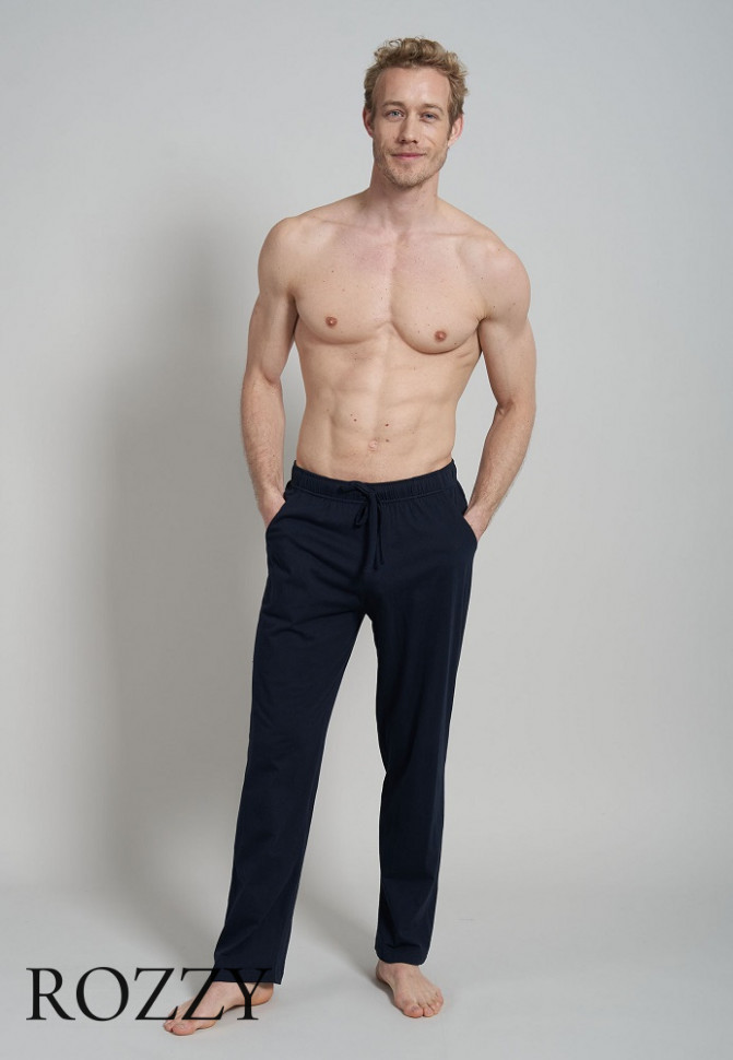 Брюки пижамные мужские Ceceba 030052/XS-3XL темно-синий