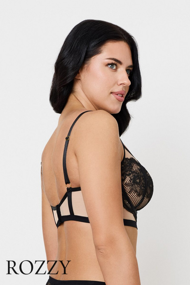 Бюстгальтер балконет Subtille Belinda Black черный