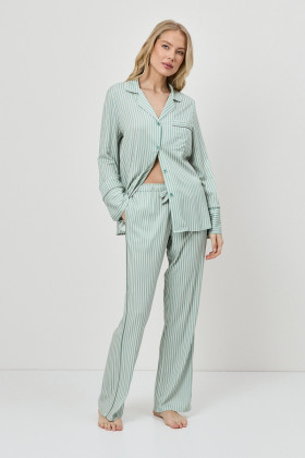 Пижама вискозная Aruelle Moss оливковый