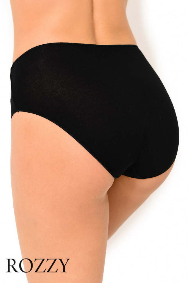 Трусы классика хлопковые Janira Perfect Day Cotton 31394 черный 