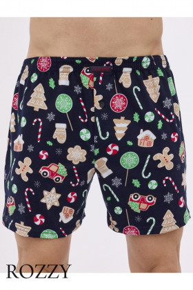 Трусы боксеры мужские Cornette 001/011-14 темно-синий