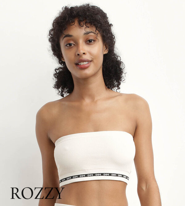 Бюстгальтер бандо DIM Icons Seamless 0DD6 бежевый