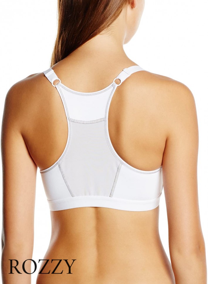 Бюстгальтер спортивный без косточек Selene Nora белый