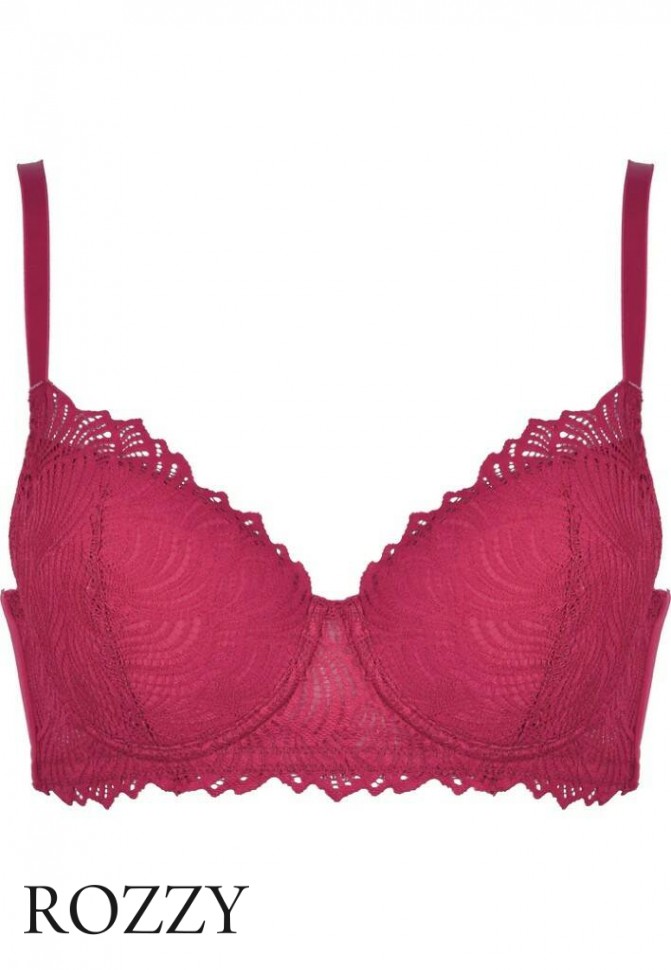 Бюстгальтер Naturana The Friday 7674 бордовый К 