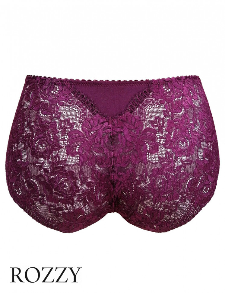 Трусы слипы Senselle by Felina Summer Rose Lace 2010052 бургундское вино
