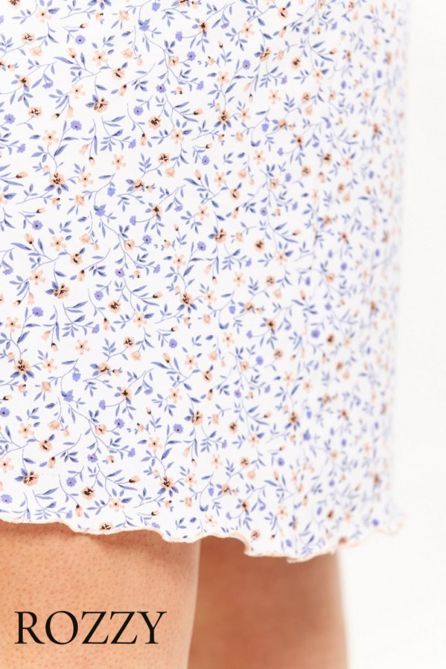 Сорочка хлопковая Taro Ariella Maxi 3241/3258 светло-голубой